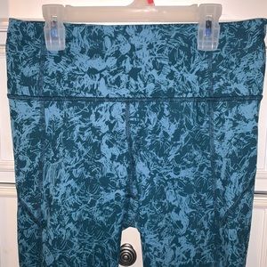 UA Green Patterned Leggings